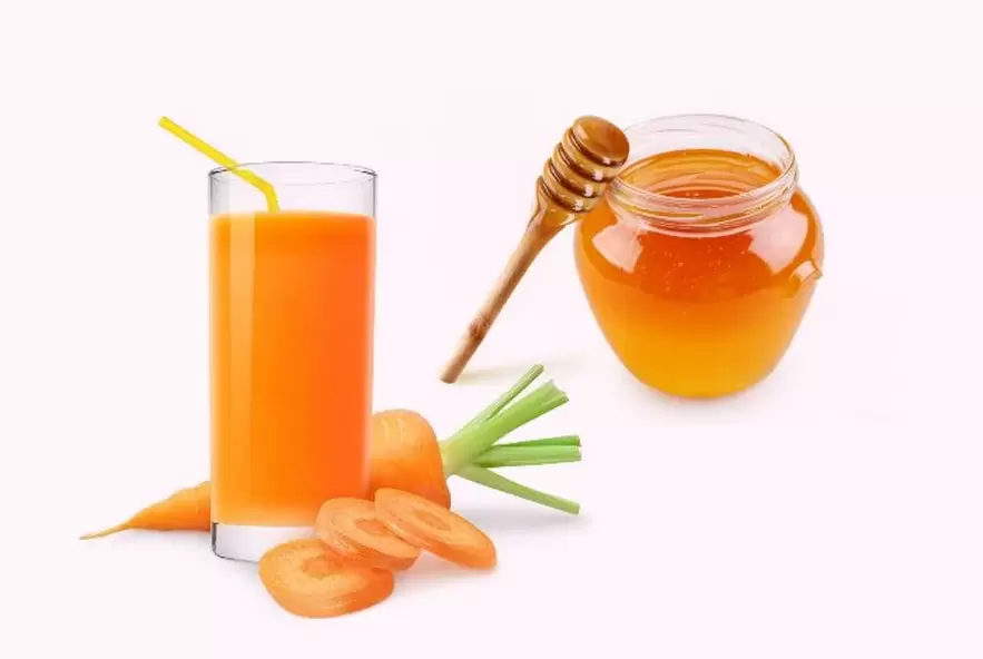 morcovi și miere pentru întinerirea pielii