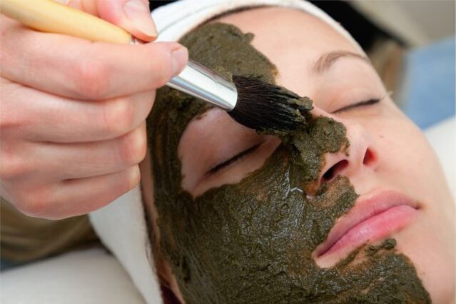 Mască cu alge marine pentru fermitatea și elasticitatea pielii